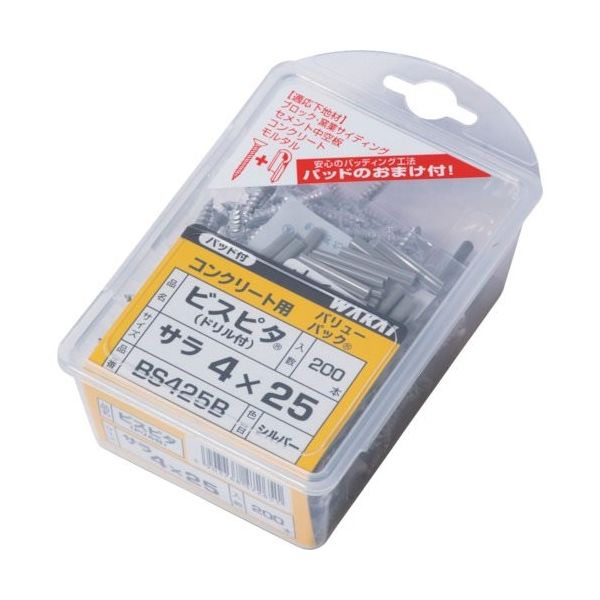 若井産業 WAKAI ビスピタ サラ バリューパック 4X70 BS470 1セット(300本:60本×5パック) 387-1229（直送品）
