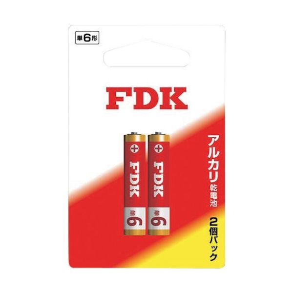 FDK アルカリ乾電池 単6形2本(ブリスターパック) LR8D425F(2B) 1セット(40本:2本×20パック) 387-1883（直送品）