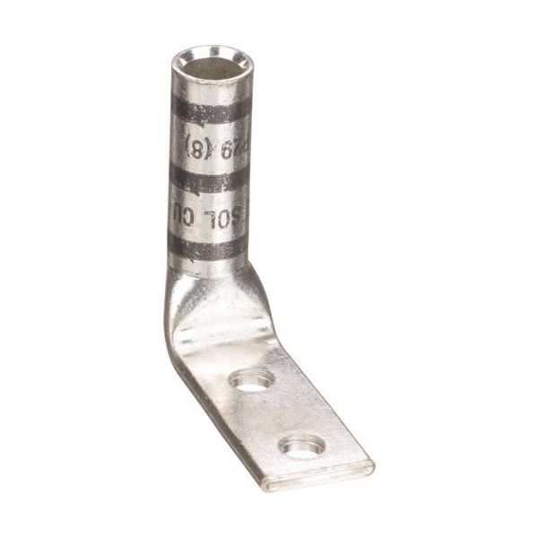 PANDUIT 銅製圧縮端子 2穴 撚り線電線サイズ AWG4 AWG3 単線電線サイズ AWG2 バレル角度 90度 LCC4ー14AWF（直送品）