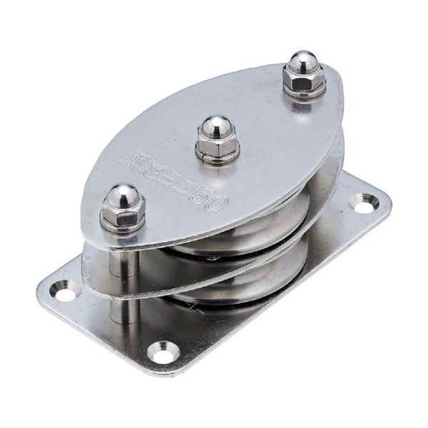 水本機械製作所 水本 固定ブロック 2車(ヨコ型) 参考使用荷重1.47kN A-726 1個 316-1895（直送品）