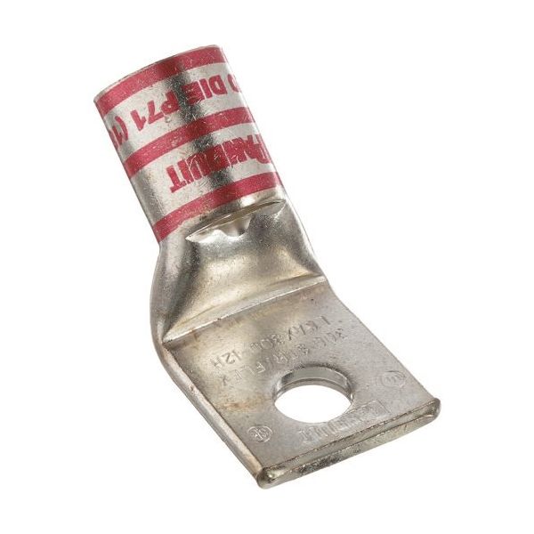 PANDUIT 銅製圧縮端子 1穴 電線サイズ AWG8 取付穴サイズ 51mm バレル角度 45度 LCAX8ー10HーL 1袋(50個)（直送品）