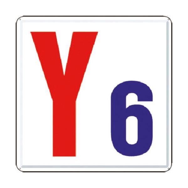 つくし工房 つくし 通り芯表示(カラー鋼板) [Y6] J64-Y6 1枚 184-0154（直送品）