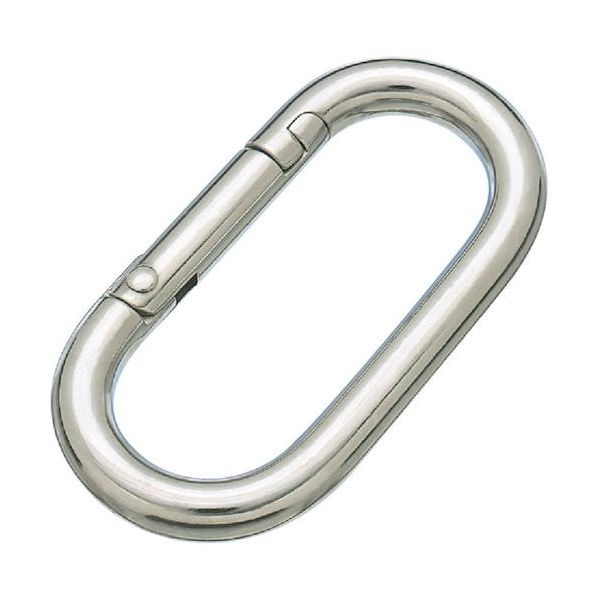 水本機械製作所 水本 カラビナジュニア(環なし) A-1016 1個 336-6431（直送品）