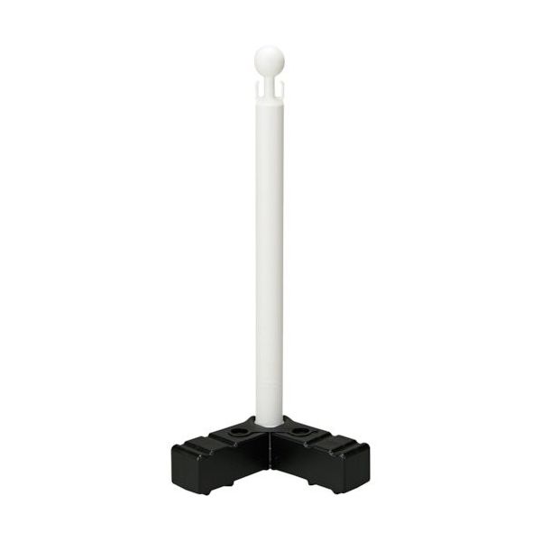 日本緑十字社 緑十字 チェーンスタンド 本体:白 ベース:黒 CHSVーW 高さ815mm 141111 1台 350-6179（直送品）