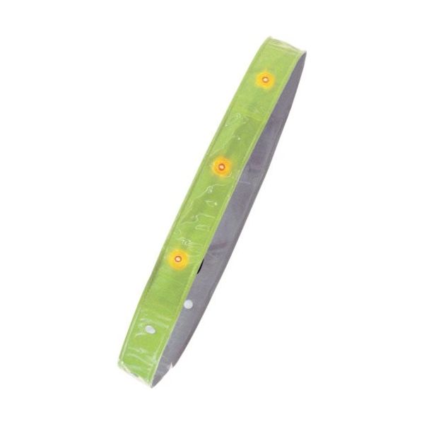 日本緑十字社 緑十字 LEDたすきーY 黄 50mm×1400mm PVC 238055 1本 354-0301（直送品）