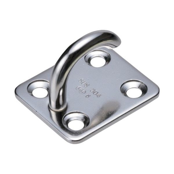 水本機械製作所 水本 ステンレス オープンアイプレート 54mm×75mm A-2925 1個 316-0304（直送品）