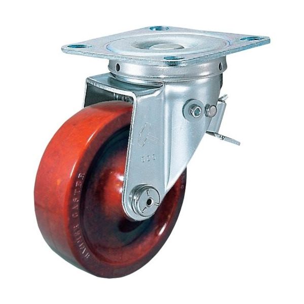 ハンマーキャスター ハンマー スイッチキャスター フェノール車輪 125mm 420F0S-PH125 1個 814-1128（直送品）