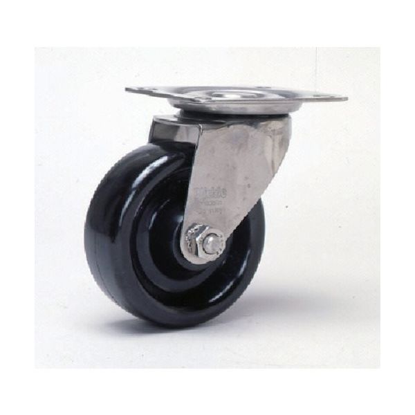 シシクSISIKUアドクライス シシク 耐熱樹脂車輪付キャスター 自在 125径 ステンレス LIX-PHN125G 1個 135-0259（直送品）
