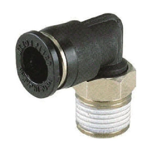 日本ピスコ ピスコ チューブフィッティングミニ エルボ PL18001M 1セット(10個) 809-5654（直送品）