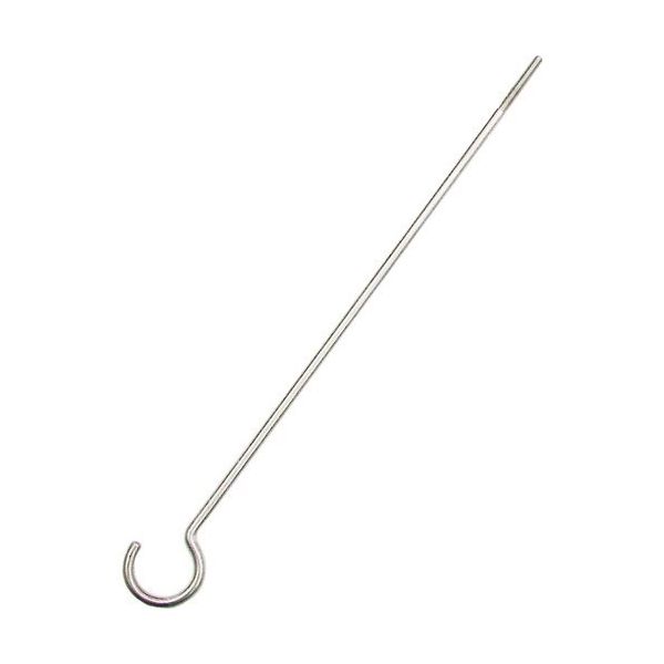 水本機械製作所 水本 ステンレス ネジ付ロングSカン 線径4mm全長250mm SLS-4-250 1個 178-4073（直送品）