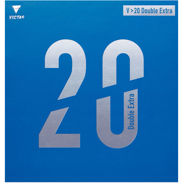 VICTAS（ヴィクタス) 卓球 ラバー V>20 ダブルエキストラ MAX ブラック 200080 1枚（直送品） アスクル