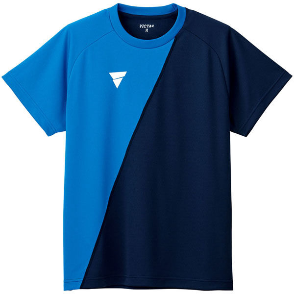 VICTAS（ヴィクタス) 卓球 Tシャツ V-TS230 2XL ＢＬ／ＮＶ 532101 1枚 