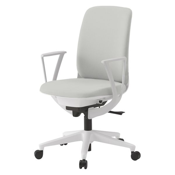 ホワイト ハイバックチェア キャスター付き ホワイト ハイバックチェア キャスター付き