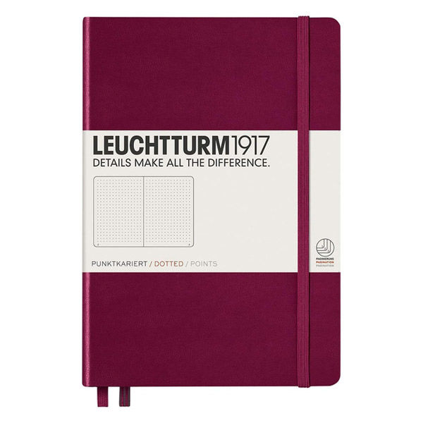 LEUCHTTURM1917 ロイヒトトゥルム 359695 ノート A5 ドット ポートレッド 359695 1冊（直送品）