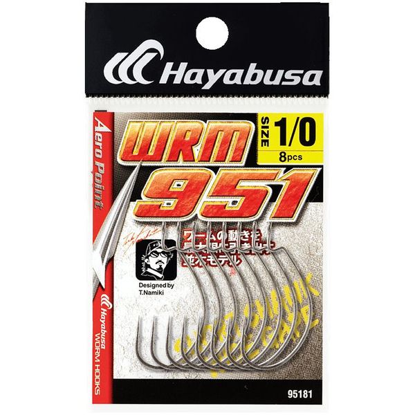 ハヤブサ HB #95181-2/0 WRM951 AERO ツヤケシBN　1パック（直送品）