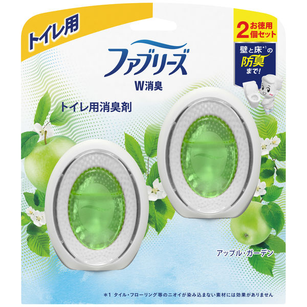 【旧品】ファブリーズW消臭 トイレ用 置き型 アップル・ガーデン 1パック（2個入）消臭剤 P＆G