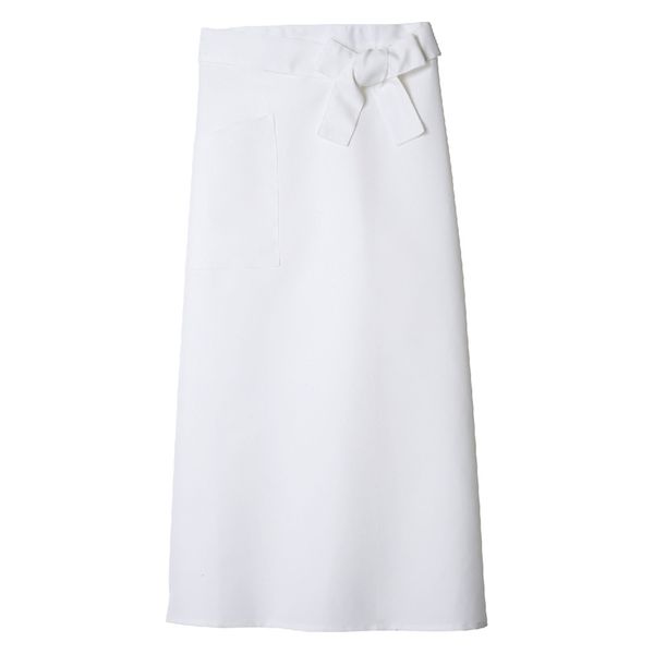 住商モンブランロングエプロン　白SP002-01  フリーサイズ1着（直送品）