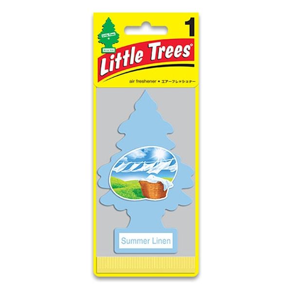 CAR-FRESHNER リトル・ツリー サマー・リネン 0076171105745 1枚×12点セット（直送品）