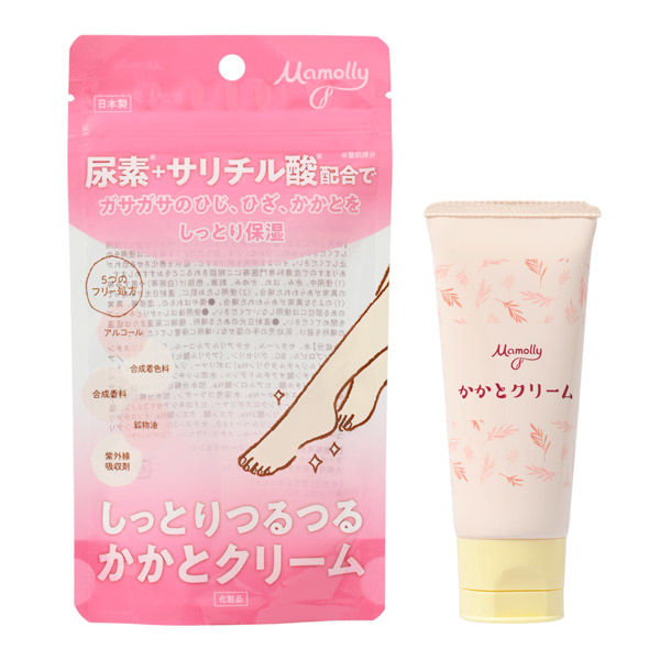 コスメステーション Mamolly（マモリ―）かかとクリーム 4582400833519 60G×3点セット（直送品）