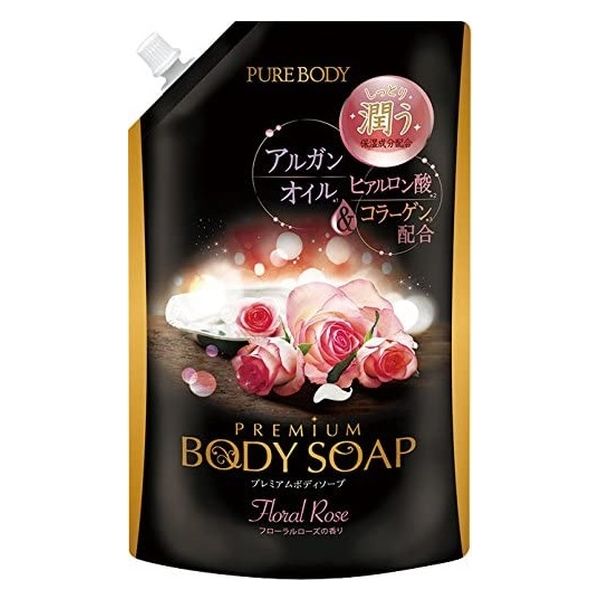 ミツエイ ピュアボディソープローズ詰替 4978951300219 840ML×10点セット（直送品）