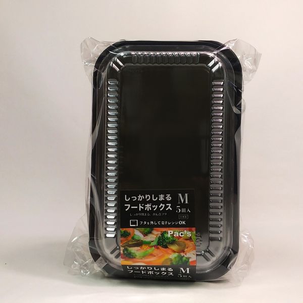 江戸川物産 しっかりしまるフードボックス M 5枚入 江戸川物産 しっかりしまるフードボックス M 5枚入