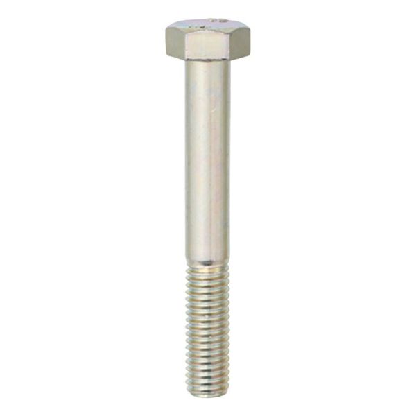 鉄 六角ボルト(半ねじ) M8x180 三価クロメート - ネジ・釘・金属素材