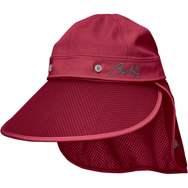 HATACHI(ハタチ) グランドゴルフ 帽子 レディースハット グラウンドゴルフ レッド BH8811 1枚（直送品）