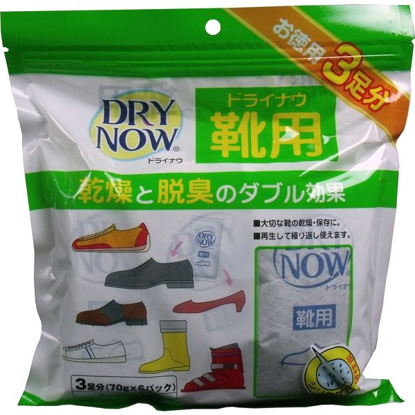 新越化成工業 ドライナウ靴用　除湿・脱臭剤 1パック（3足）