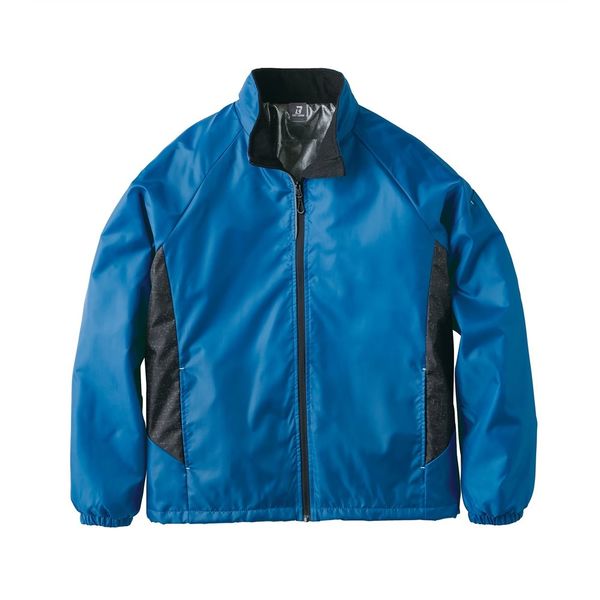 クロダルマ 軽防寒ジャケット ブルー×脇迷彩プリント反射 3L 54371-10-3L 1枚（直送品）