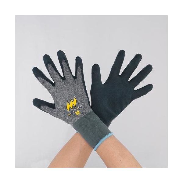 エスコ [M/245mm] 手袋(天然ゴム張り/高グリップ) EA354AB-162 1セット(10双)（直送品）