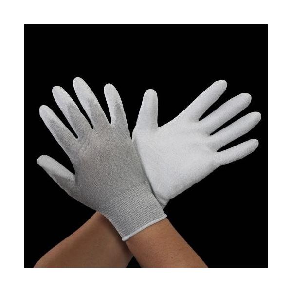 エスコ [S] 手袋(制電・手の平コーティング/10双) EA354GC-26B 1袋(10双)（直送品）