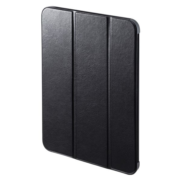 サンワサプライ 第10世代iPad10.9インチ ソフトレザーケース（ブラック） PDA-IPAD1907BK 1個（直送品）