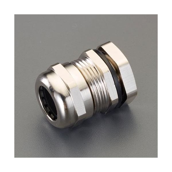 エスコ 5.0ー 9.0mm/G 1/2” ケーブルグランド(防水型) EA948HT-25 1セット(10袋)（直送品） 8,318円