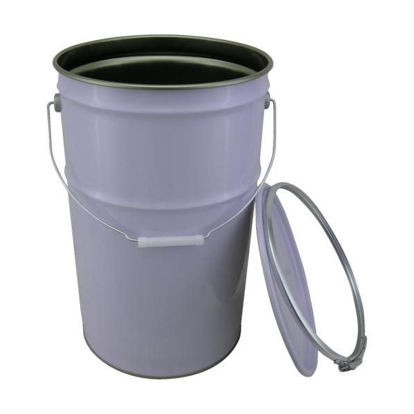 エスコ 27L ペール缶(バンドタイプ/5缶) EA991AG-3E 1セット(5缶