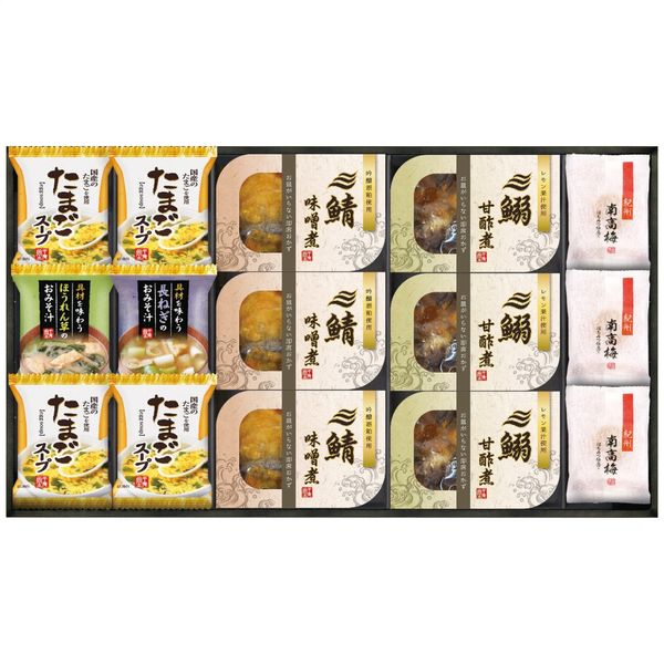千寿堂 三陸産煮魚＆フリーズドライ・梅干しセット MFR-50　1個（直送品）
