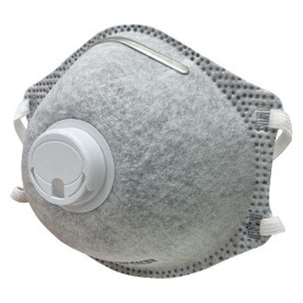 ヤマショウ 米国NIOSH認定　N95立体マスク　活性炭入　カップ型　排気弁付　3枚入り YFS-019 1パック(3枚入り)（直送品）