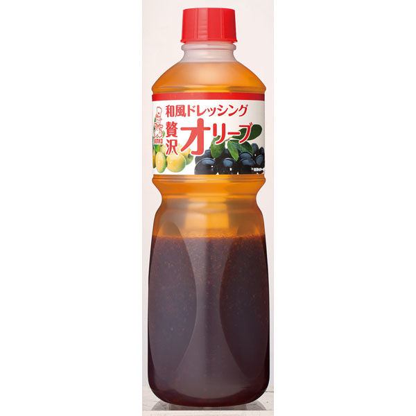 「業務用」 ケンコーマヨネーズ 和風ドレッシング贅沢オリーブ　1L×6 823914 1セット（直送品）