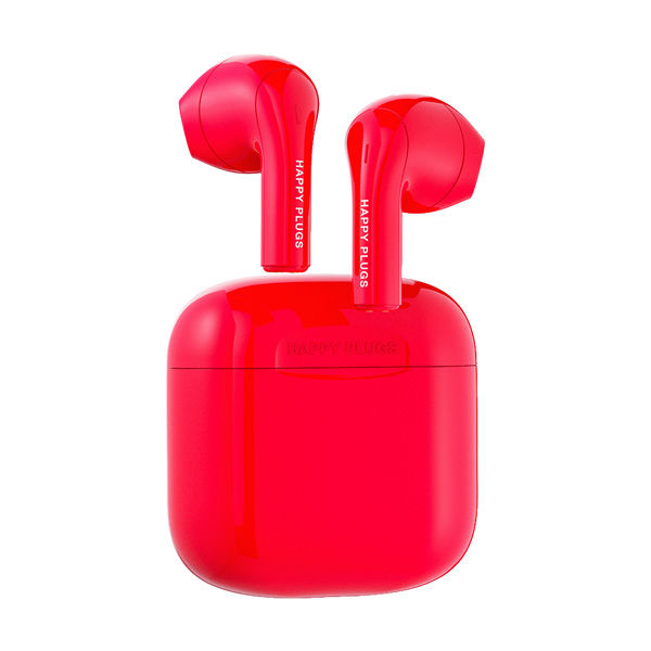 happy plugs 完全ワイヤレスイヤホン　レッド JOY-RED1723 1個（直送品）