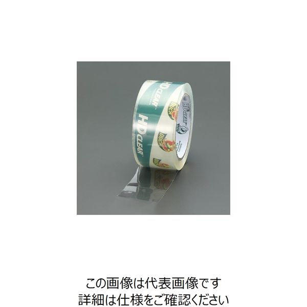 エスコ 48mmx 50m 梱包用透明テープ(強力/4巻)[DUCK] EA944RS-110 1セット(8巻:4巻×2パック)（直送品）