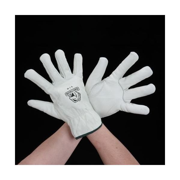 エスコ [M] 手袋(防寒/牛革・フリース) EA915G-141 1セット(2双)（直送品）