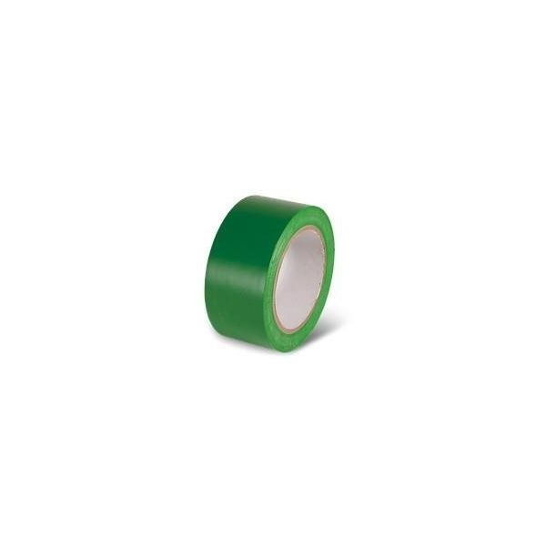 エスコ 50mmx55m 通路ラインテープ(緑) EA944SG-41 1セット(3巻)（直送品）