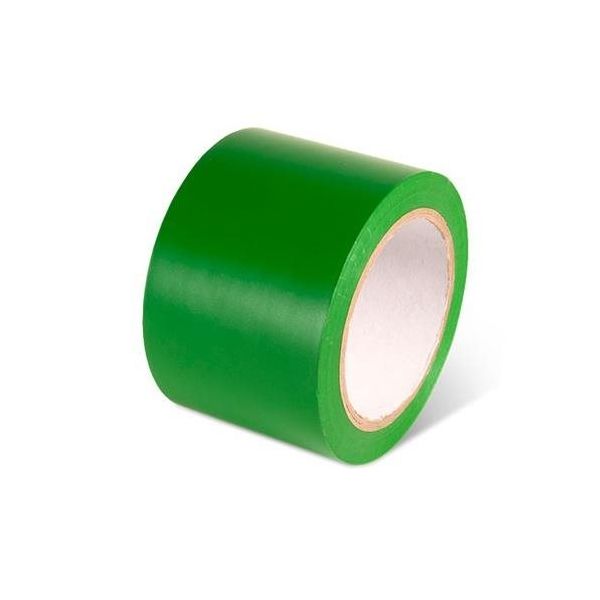 エスコ 76mmx55m 通路ラインテープ(緑) EA944SG-42 1セット(2巻)（直送品）
