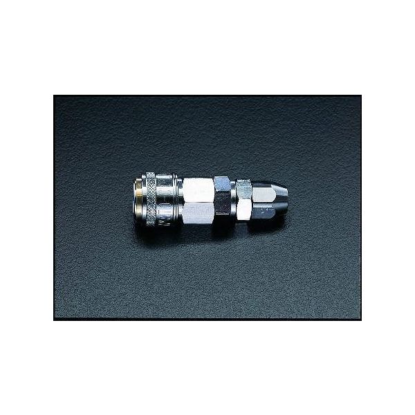 エスコ 6.5mm スイベルカップリング(ウレタンホース用) EA140EG-6.5 1セット(3個)（直送品）