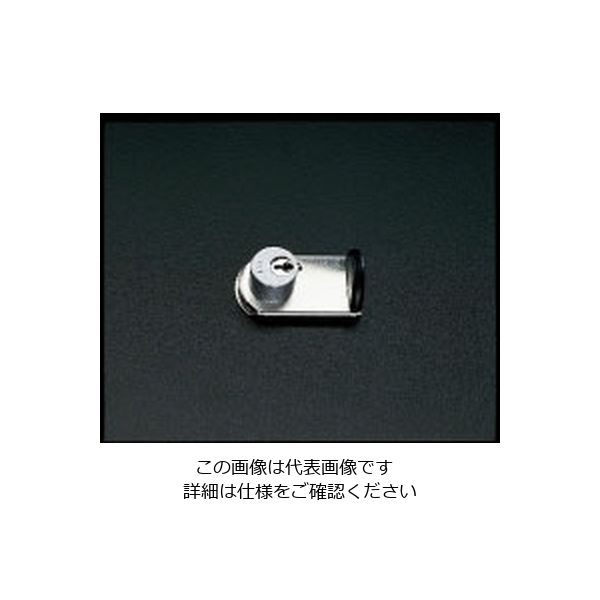 エスコ 窓サッシ補助錠(鍵付) EA983TX-2 1セット(2個)（直送品）