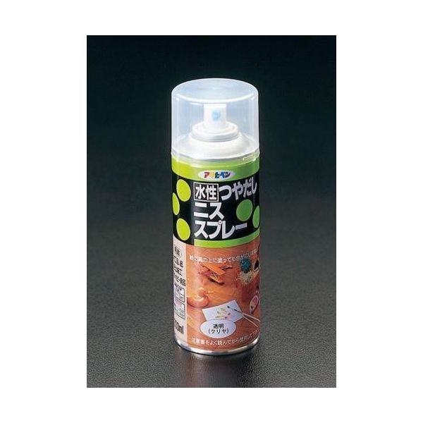 エスコ 300ml つや出しニススプレー(水性) EA942CA-2 1セット(3本)（直送品）