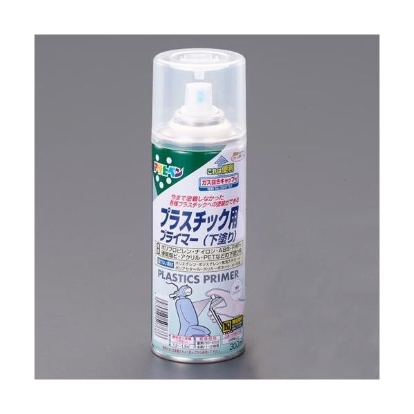 エスコ 300ml プラスチック用プライマー(透明) EA942CX-2 1