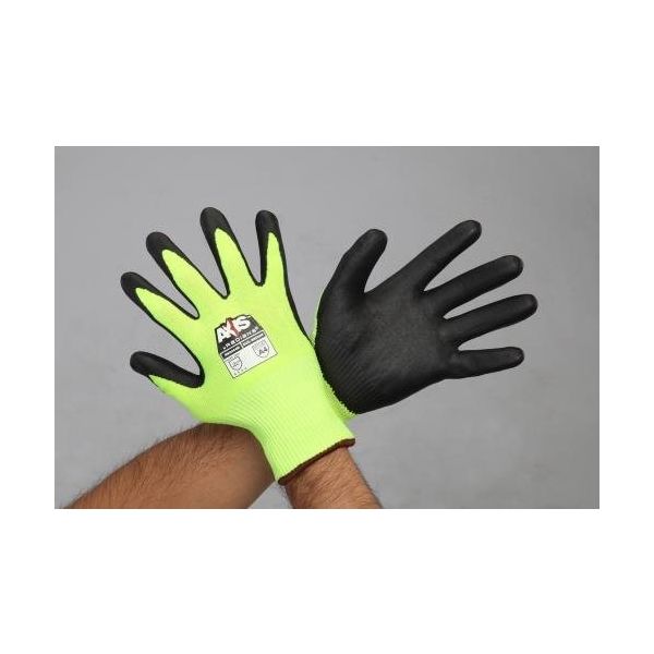 エスコ [S] 手袋(耐切創/ニトリルゴムコーティング) EA354HA-16 1セット(4双)（直送品）