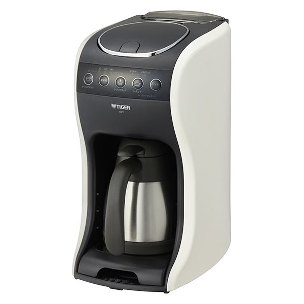 コーヒーメーカー　真空ステンレスサーバータイプ　クリームホワイト ACT-E040WM 1本 タイガー魔法瓶（直送品）