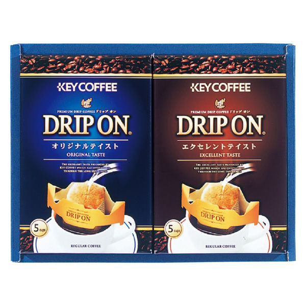 【2022年お歳暮】キーコーヒー ドリップオン・レギュラーコーヒーギフト CAG-10N 1個（直送品）