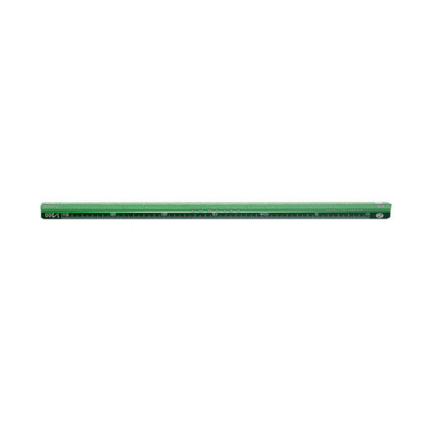 TTC アルミ三角スケール ナノ 15cm グリーン 120346 1セット（2個）（直送品）